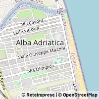 Térkép Alba Adriatica