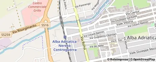 Mappa Alba Adriatica