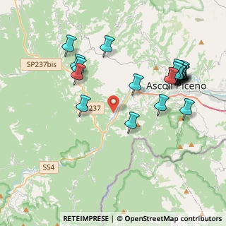 Mappa Frazione Tronzano, 63100 Ascoli Piceno AP, Italia (4.607)