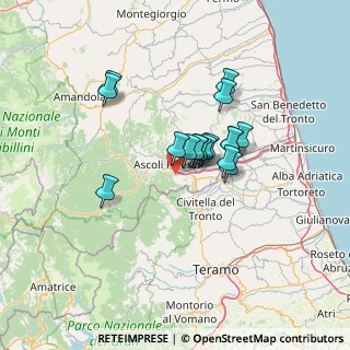Mappa SP Lisciano, 63100 Ascoli Piceno AP, Italia (10.02353)