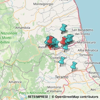 Mappa SP Lisciano, 63100 Ascoli Piceno AP, Italia (8.62056)