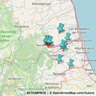 Mappa SP Lisciano, 63100 Ascoli Piceno AP, Italia (9.31917)
