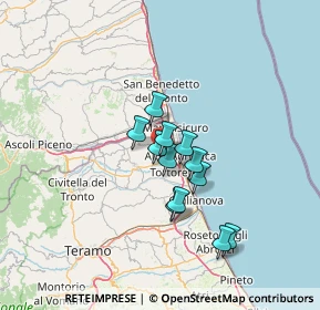 Mappa Via l. da Vinci, 64013 Corropoli TE, Italia (9.9375)