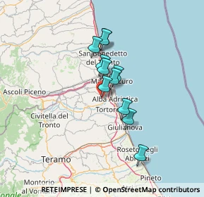 Mappa Via l. da Vinci, 64013 Corropoli TE, Italia (10.10909)