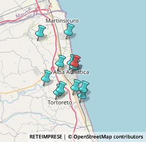 Mappa Piazza Aldo Moro, 64011 Alba Adriatica TE, Italia (2.60833)