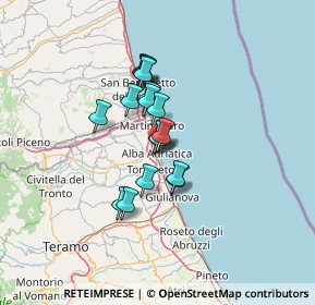Mappa Piazza Aldo Moro, 64011 Alba Adriatica TE, Italia (9.50882)