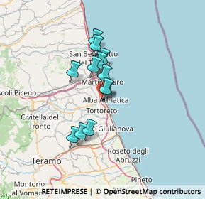 Mappa Risorgimento snc c, 64011 Alba Adriatica TE, Italia (9.99)