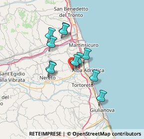 Mappa Via Gabbiano, 64013 Corropoli TE, Italia (5.49727)