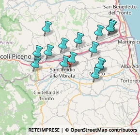 Mappa Via Gran Sasso, 64010 Ancarano TE, Italia (6.95938)