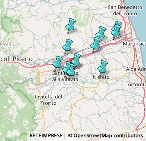 Mappa Via Gran Sasso, 64010 Ancarano TE, Italia (5.82455)