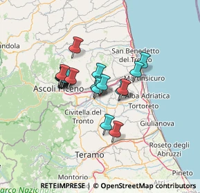 Mappa Via Gran Sasso, 64010 Ancarano TE, Italia (10.325)