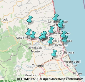 Mappa Via Gran Sasso, 64010 Ancarano TE, Italia (10.48357)