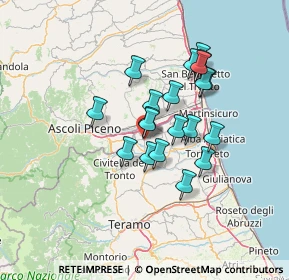 Mappa Via Gran Sasso, 64010 Ancarano TE, Italia (11.1065)