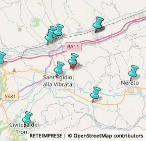 Mappa Via Gran Sasso, 64010 Ancarano TE, Italia (5.05462)