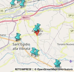 Mappa Via Gran Sasso, 64010 Ancarano TE, Italia (3.31389)