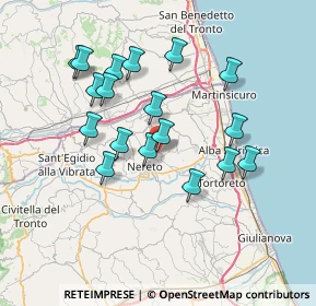 Mappa Viale dei Celestini, 64013 Corropoli TE, Italia (6.985)