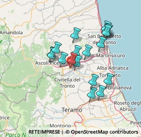 Mappa Via IV Novembre, 63085 Maltignano AP, Italia (12.59167)