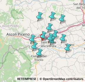 Mappa Via IV Novembre, 63085 Maltignano AP, Italia (5.66615)