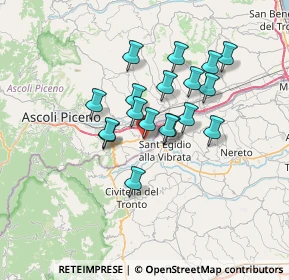 Mappa Via IV Novembre, 63085 Maltignano AP, Italia (5.55278)