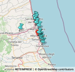 Mappa Via delle Rose, 64011 Alba Adriatica TE, Italia (9.00714)
