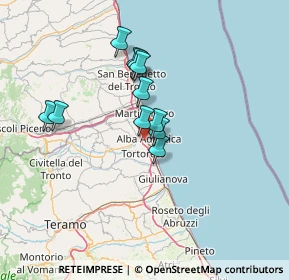 Mappa Via delle Rose, 64011 Alba Adriatica TE, Italia (11.07)