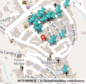 Mappa Via Giuseppe Garibaldi, 58037 Santa Fiora GR, Italia (0.07692)