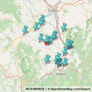 Mappa CAP, 06044 Castel Ritaldi PG, Italia (6.9245)