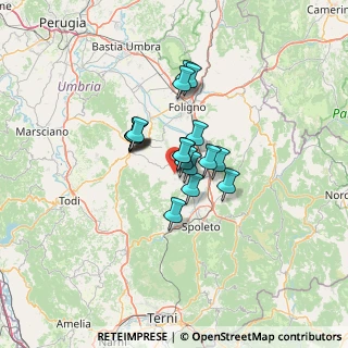 Mappa CAP, 06044 Castel Ritaldi PG, Italia (8.58333)