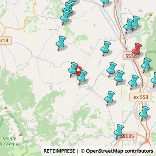 Mappa CAP, 06044 Castel Ritaldi PG, Italia (6.082)