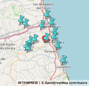 Mappa Via Ennio Flaiano, 64013 Corropoli TE, Italia (6.21)