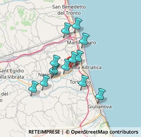 Mappa Via Ennio Flaiano, 64013 Corropoli TE, Italia (5.62615)