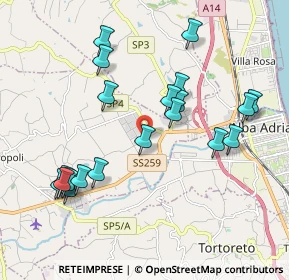 Mappa Via Ennio Flaiano, 64013 Corropoli TE, Italia (2.123)