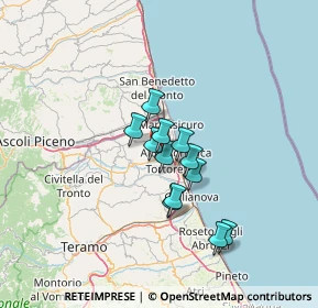 Mappa Via Ennio Flaiano, 64013 Corropoli TE, Italia (9.63917)