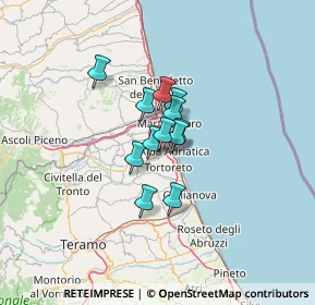 Mappa Via Ennio Flaiano, 64013 Corropoli TE, Italia (7.44917)