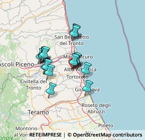 Mappa Via Ennio Flaiano, 64013 Corropoli TE, Italia (10.73211)