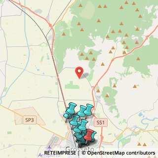 Mappa Via Dello Sbirro, 58100 Grosseto GR, Italia (6.7105)