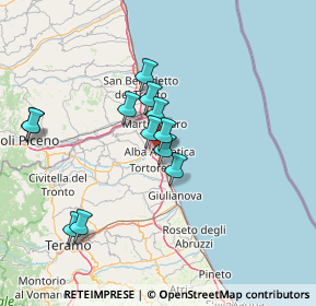 Mappa P.zza, 64011 Alba Adriatica TE, Italia (12.79167)