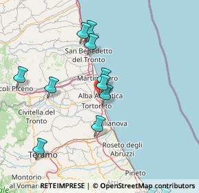 Mappa Via Olimpica, 64011 Alba Adriatica TE, Italia (18.60667)