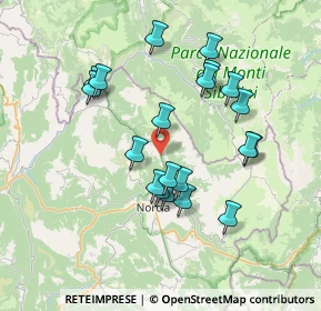 Mappa Via Lamarmora, 06046 Norcia PG, Italia (7.096)