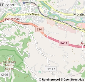 Mappa Via Valli di Lisciano, 63100 Ascoli Piceno AP, Italia (0.86538)