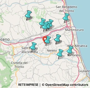 Mappa Contrada Torretta, 64010 Controguerra TE, Italia (6.33385)