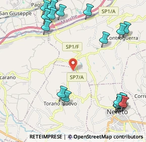 Mappa Contrada Torretta, 64010 Controguerra TE, Italia (3.0085)