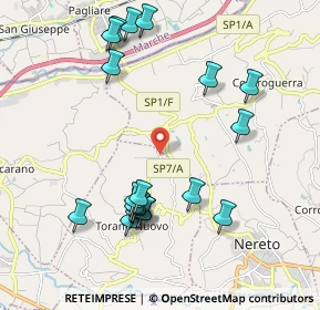 Mappa Contrada Torretta, 64010 Controguerra TE, Italia (2.232)