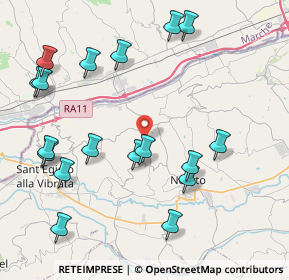 Mappa Contrada Torretta, 64010 Controguerra TE, Italia (4.95444)