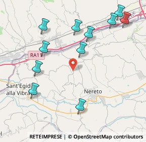 Mappa SP 70, 64010 Controguerra TE, Italia (4.87818)