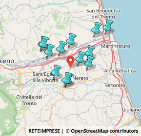 Mappa SP 70, 64010 Controguerra TE, Italia (5.63923)