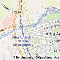 Map Alba Adriatica