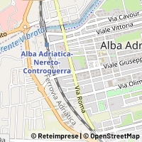 Kaart Alba Adriatica