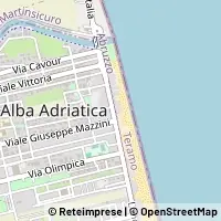 Térkép Alba Adriatica