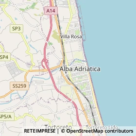 Mappa Alba Adriatica